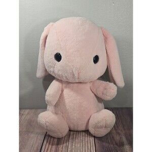 Amuse Pote Usa Loppy Bunny 17" Big Rabbit Pastel Pink Easter Plush Soft Toy